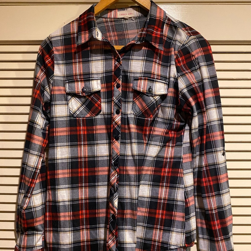 Button Up Flannel Shirt